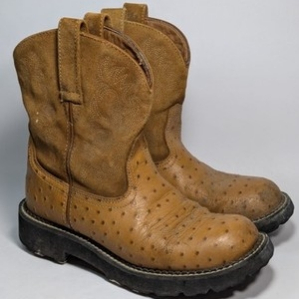 Ariat Tan Combat & Moto Boots